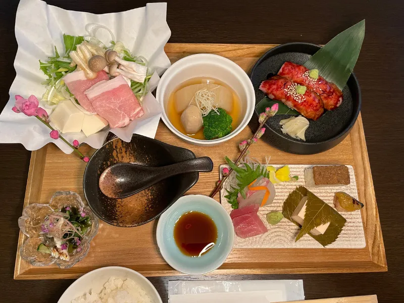 和牛握り寿司御膳