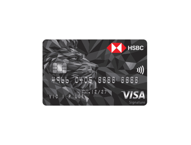 Exclusively for HSBC Visa Signature Card