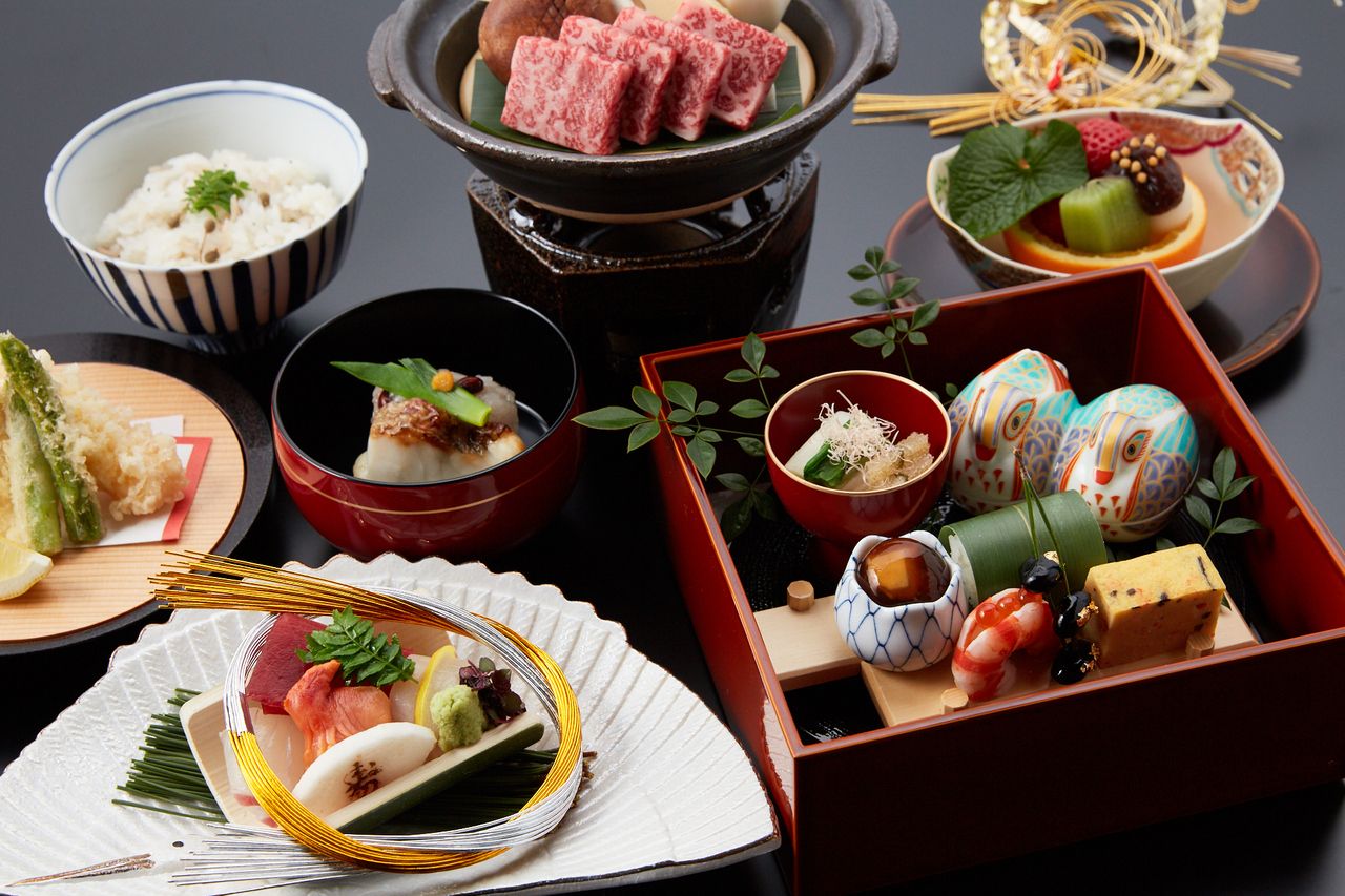 【桜茶・記念写真付】顔合わせ会席　9,350円