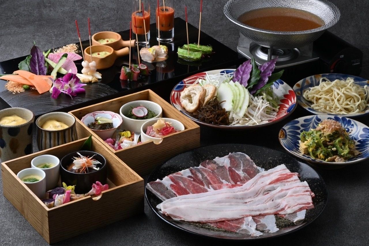 あぐー豚しゃぶしゃぶコース