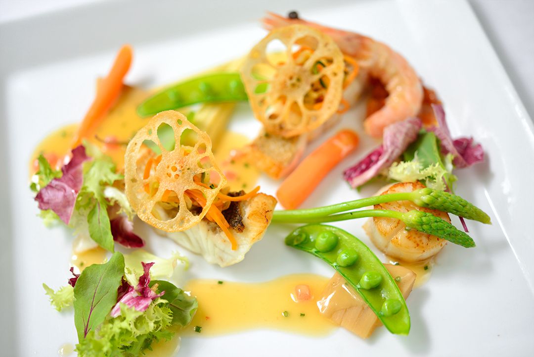 シェフおまかせのディナー