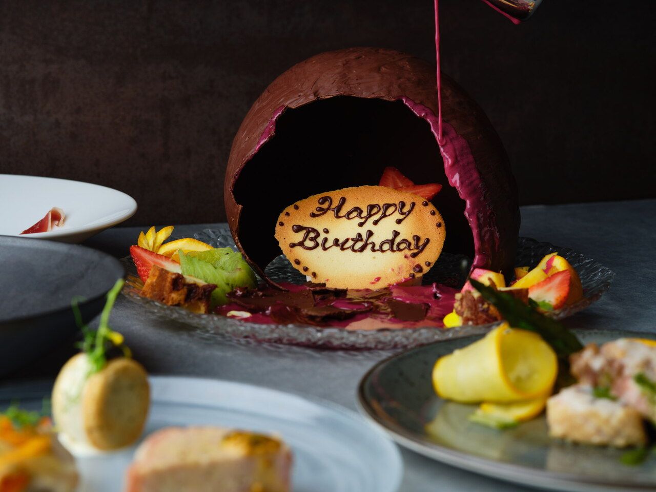 ＜전8품＞초코돔을 녹여 서프라이즈【기념일/애니버서리】