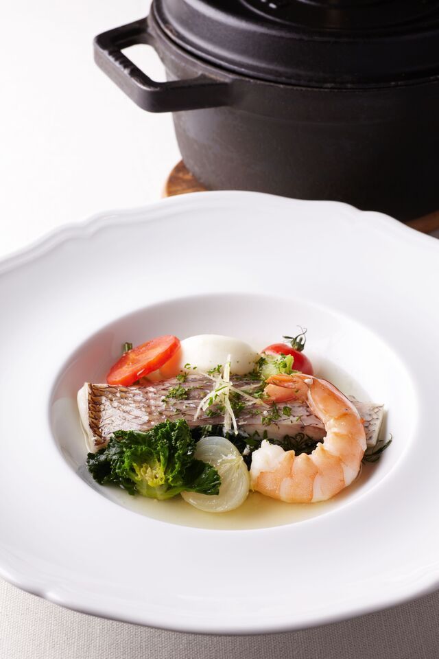 [Menu Per Mamma] Dinner course for pregnant women (limited to one group per day) + Souvenir herb salad