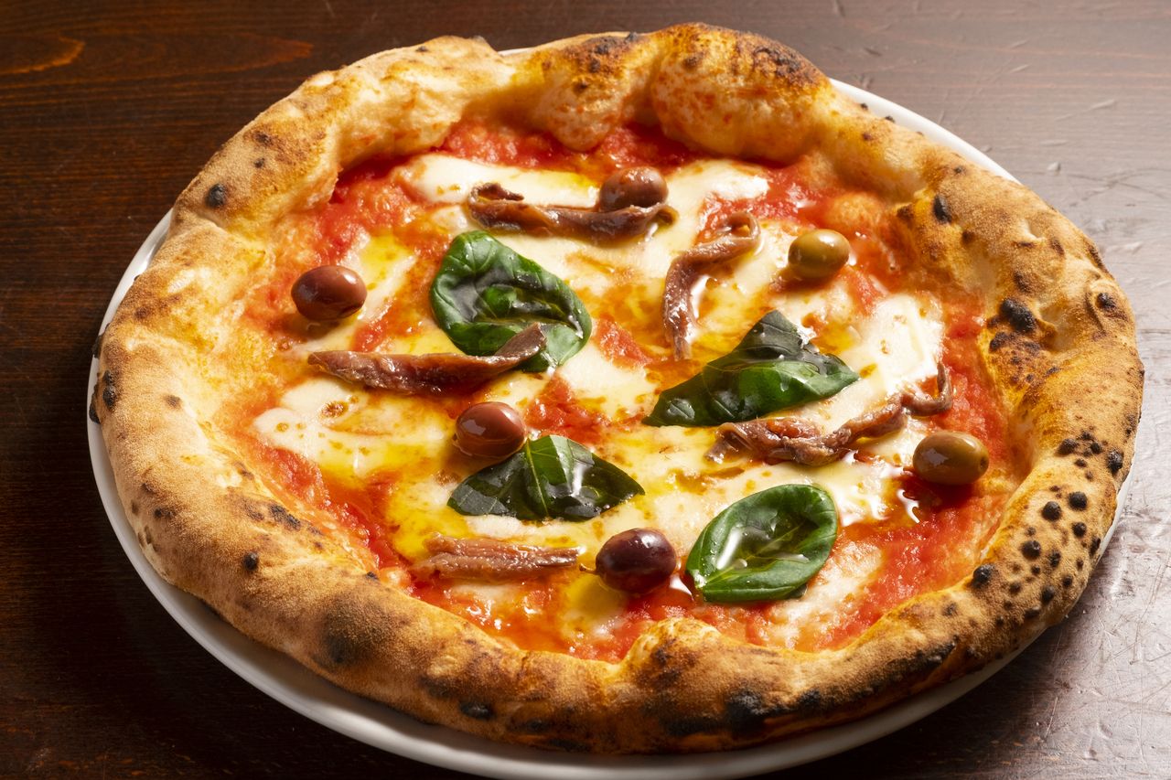 【テイクアウト】アンチョビとオリーブのマルゲリータ