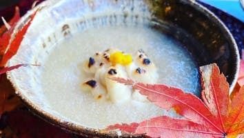 PARIS Kaiseki course [Eel from Mikawa Isshiki] Made with Hazakake rice     Course meal