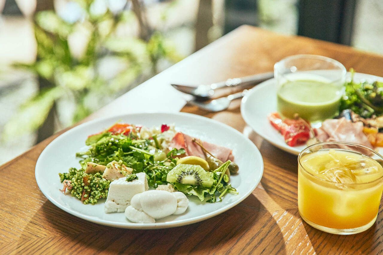 【MORNING】選べるメインプレートのハーフビュッフェ