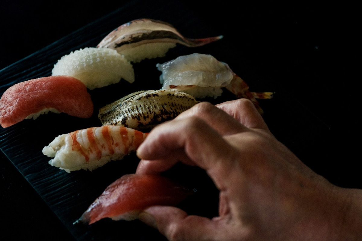 Chef's choice sushi course