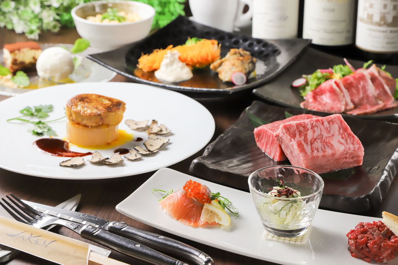 【冬限定】特撰黒毛和牛＆フォアグラ贅沢鉄板焼きコース【2月28日まで】