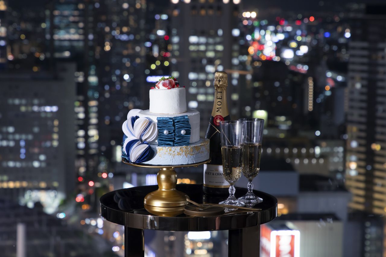 Deluxe Anniversary Course — 12-course menu with seasonal ingredients, two mains, and an original cake