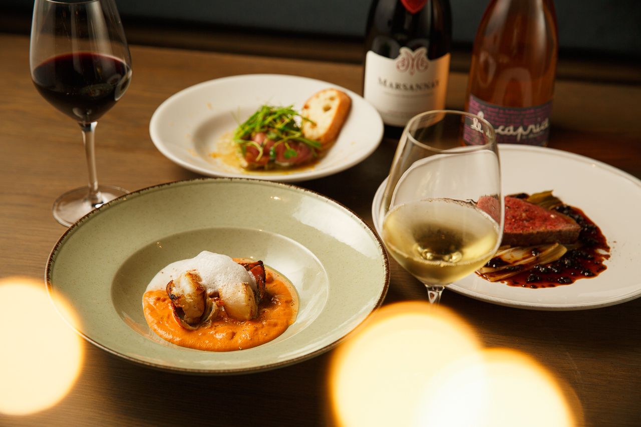 [Xmas Dinner] A special Christmas dinner course using the finest lean Yamagata beef and wild bluefin tuna from Shizuoka Prefecture