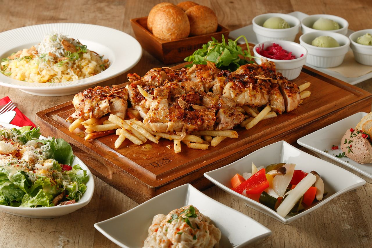 9/26～　【早割り4500円コース】17:00～18:00までの早い時間開始で、5000円コースが4500円！　2ｈ飲み放題付