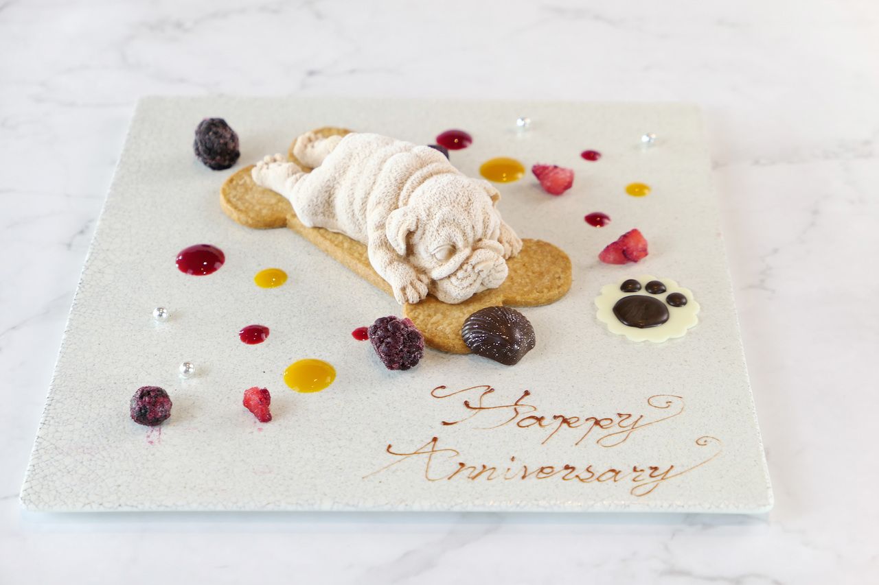 Anniversary Dessert Plate for two