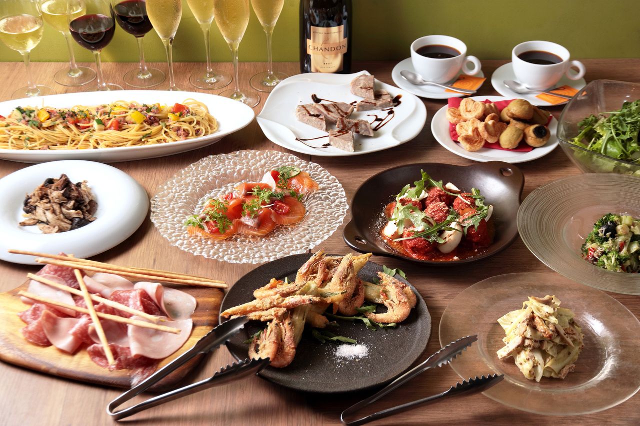 PLAN C【お食事のみ】水牛モッツァレラや特選牛などこだわりの食材を使ったシェフ自慢のお料理をフルコースで楽しめるプレミアムプラン