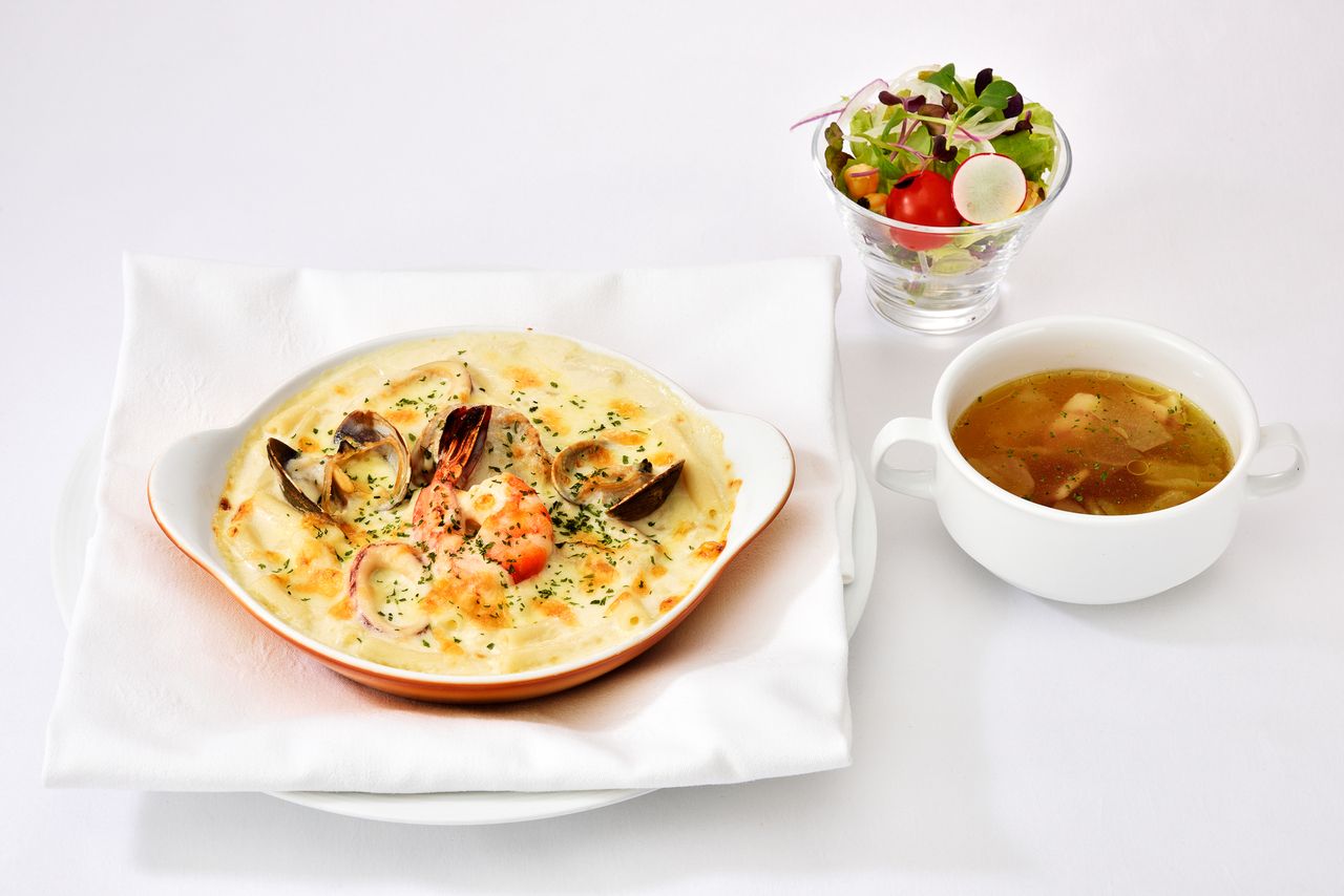 シーフードマカロニグラタンセット