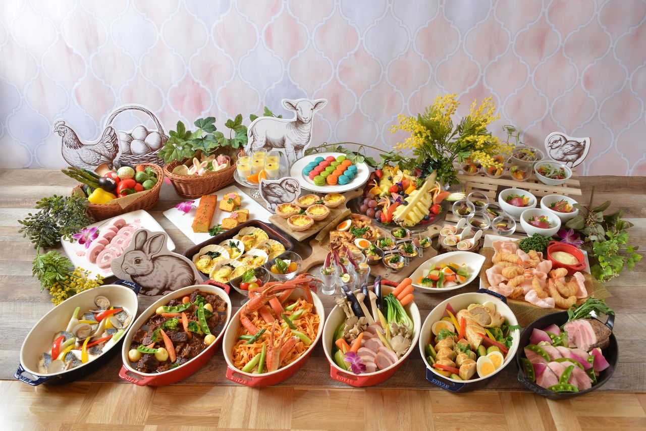 【窓際確約】ブッフェ50種類以上！季節の味覚とライブキッチンをご堪能！