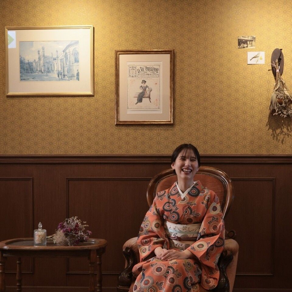 Rental kimono (including food and drink)