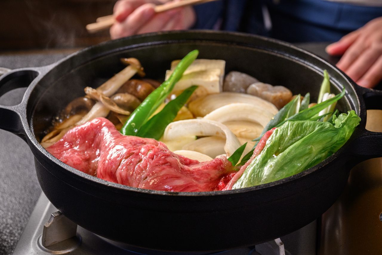  [Weekends and Holidays Only Lunch] Wagyu Beef Sukiyaki Kaiseki Course