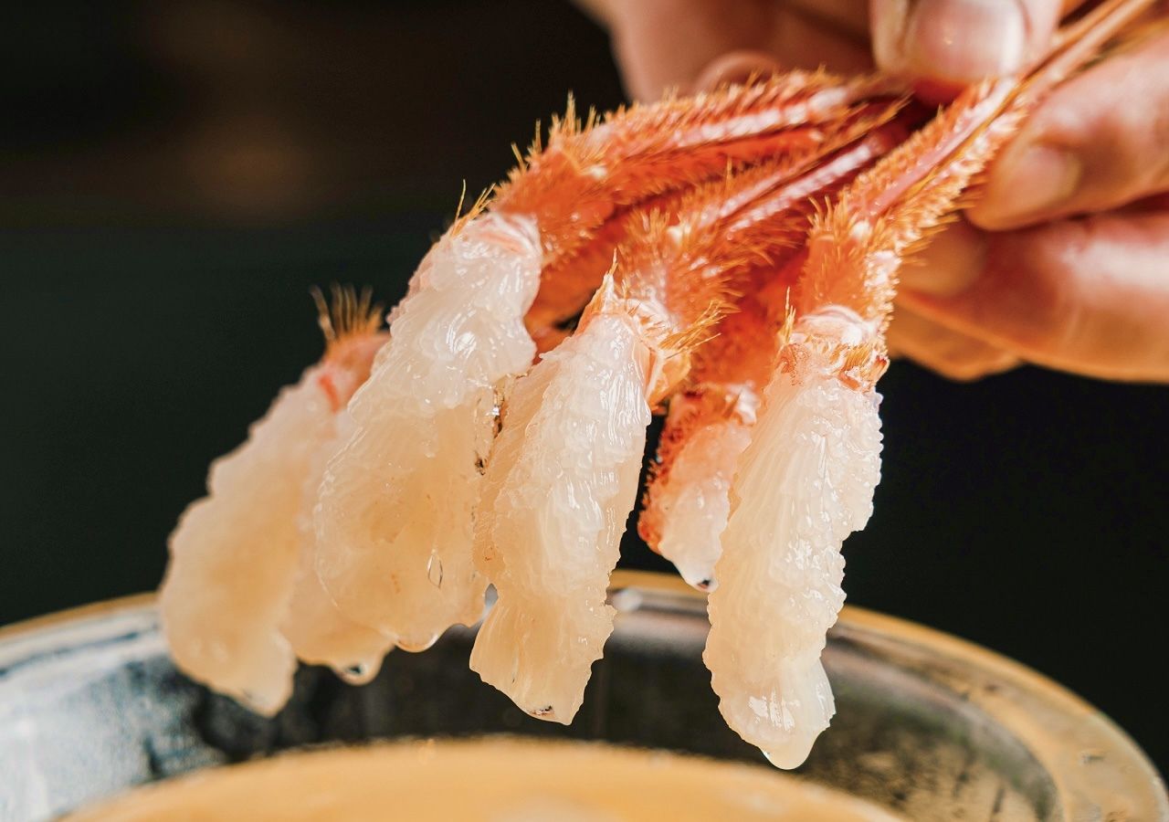 Live hairy crab course 