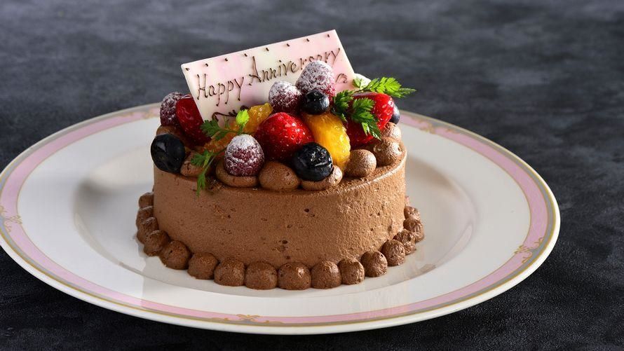 ◆ [Option] Chocolate cream cake with a diameter of 12cm