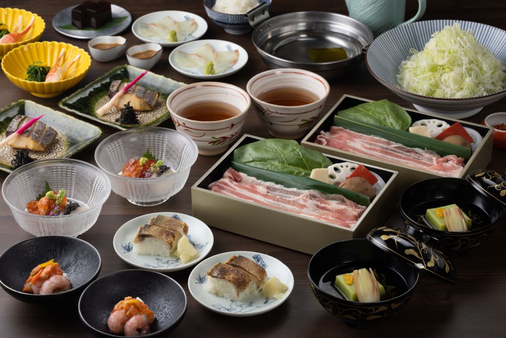 [Individual hot pot dashi shabu-shabu] Four seasons course "Shoka" (carefully selected pork) *Reservation required by the day before