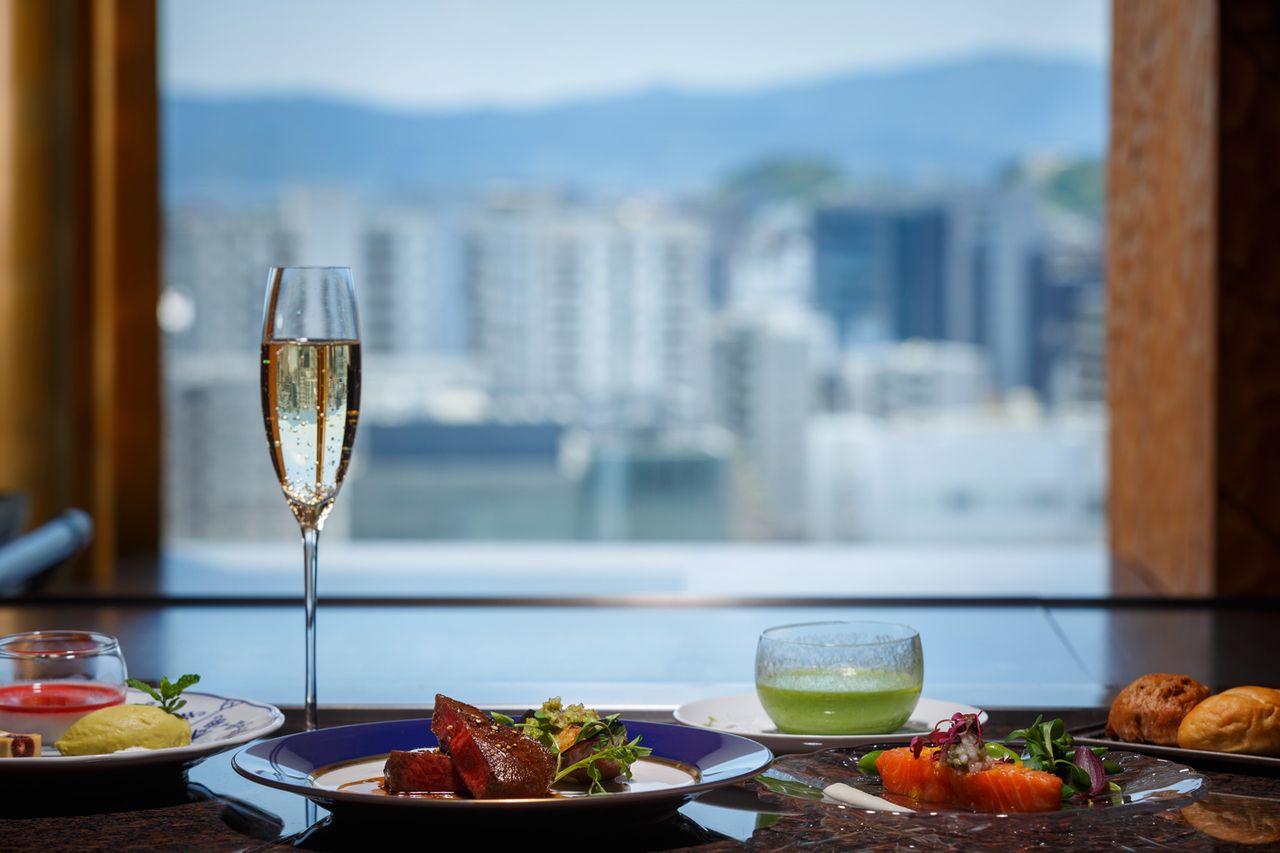 Wagyu beef lunch set