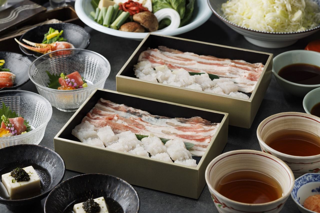From May 19th: [Summer Limited] Conger eel and selected pork dashi shabu kaiseki course