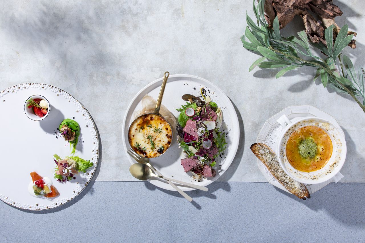 【トリュフ塩フォカッチャ食べ放題】"グランプリ牛"を堪能Wメイン プレミアムランチコース