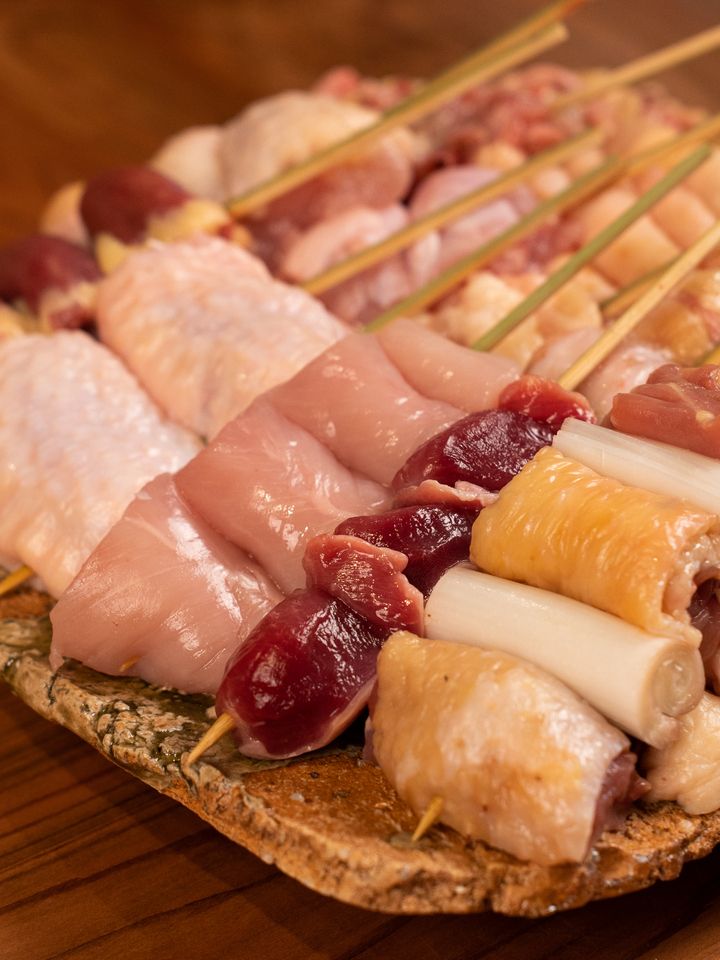 Matsu Course: 9 skewers of yakitori (with chawanmushi)