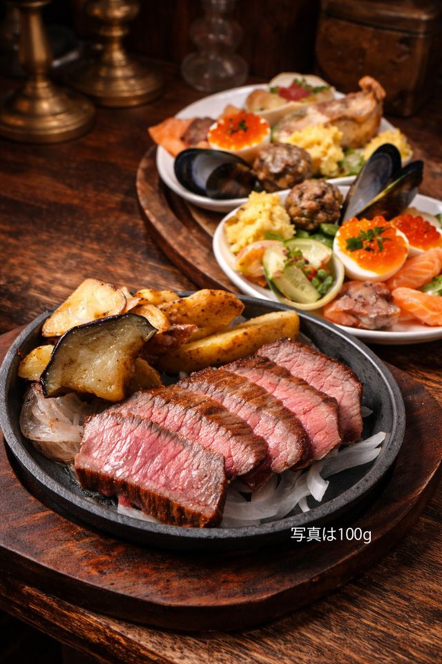 100g Kobe A5 Rank Steak Dinner with Deluxe Tapas Appetizers