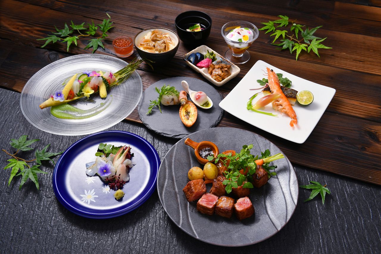 （土日祝ランチ）◆涛-Nami-◆兵庫県産黒毛和牛コース