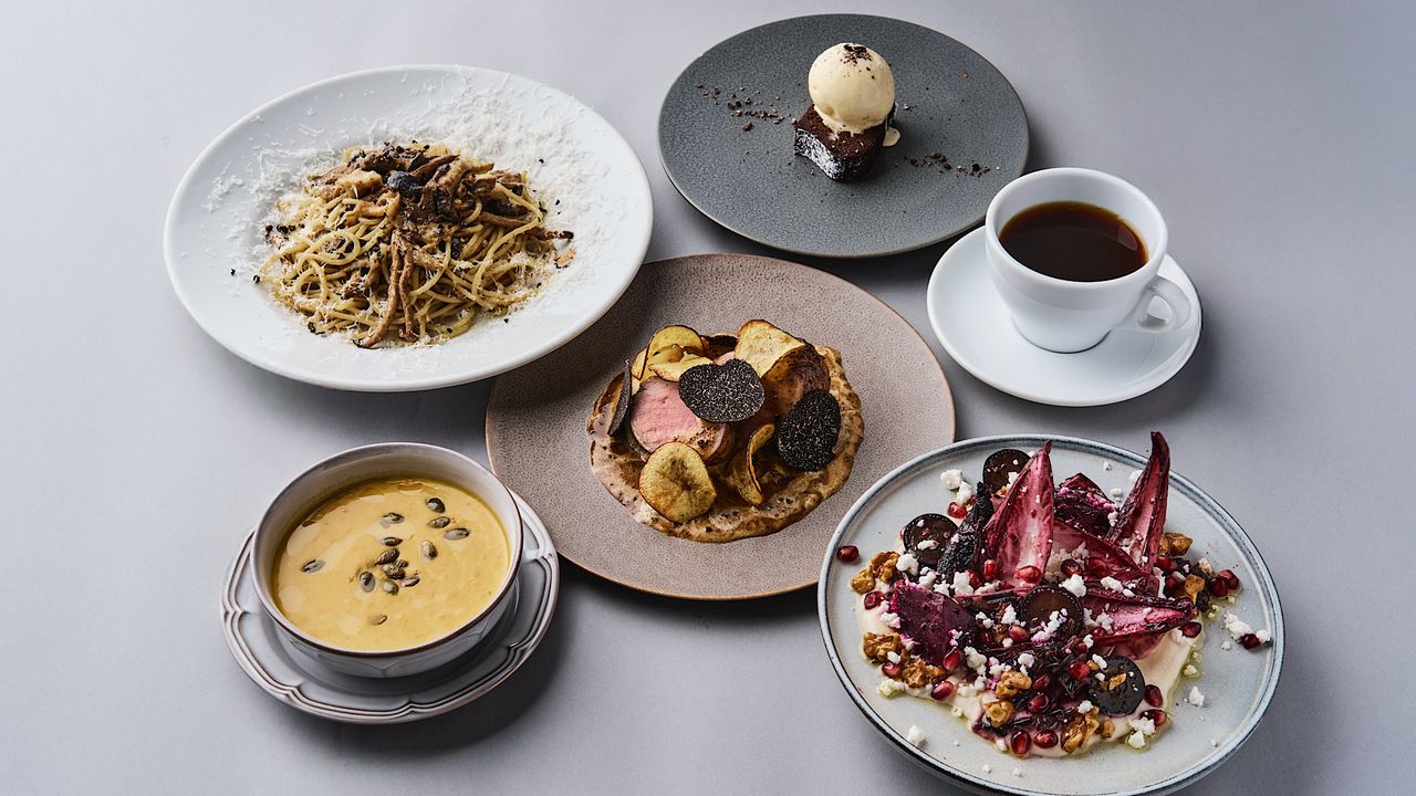 【PREMIUM DINNER COURSE】新宿店でしか味わえない！旬の食材を贅沢に使ったパスタやメイン全5品