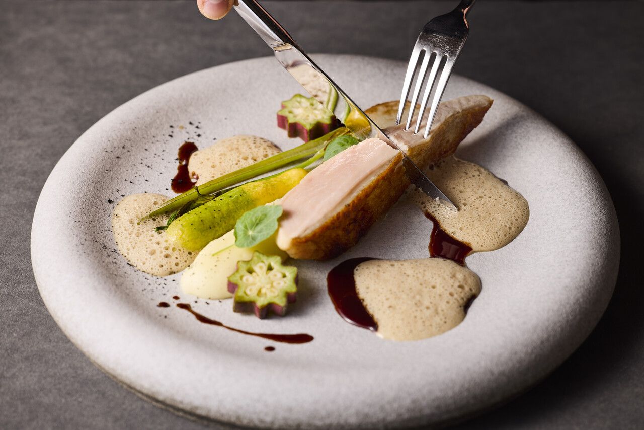 Amuse-bouche + Bread + Choice of 3 dishes