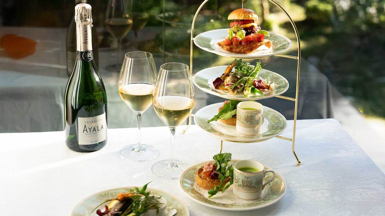 メインディッシュ付ハイティー＋フリーフロー120分