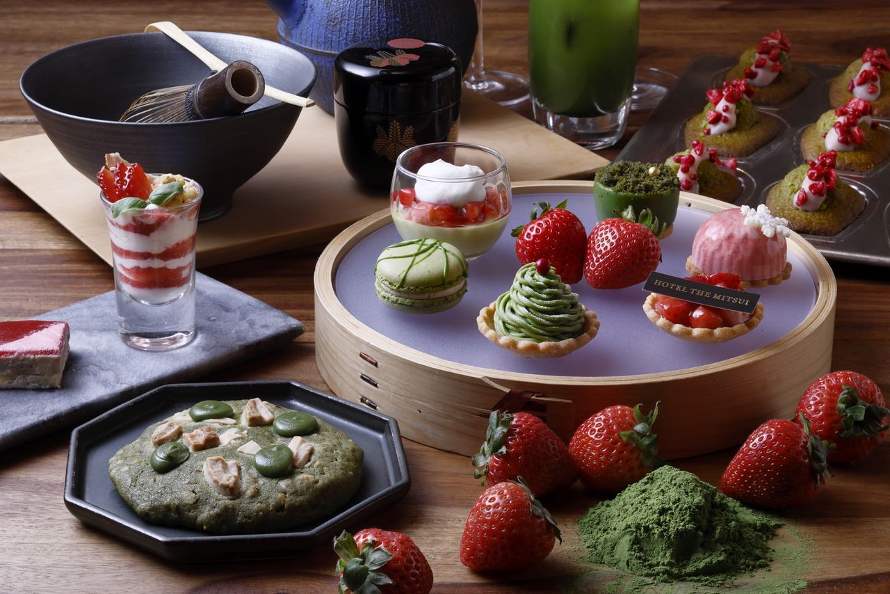 宇治抹茶＆京都産苺アフタヌーンティー 【THE GARDEN BAR】