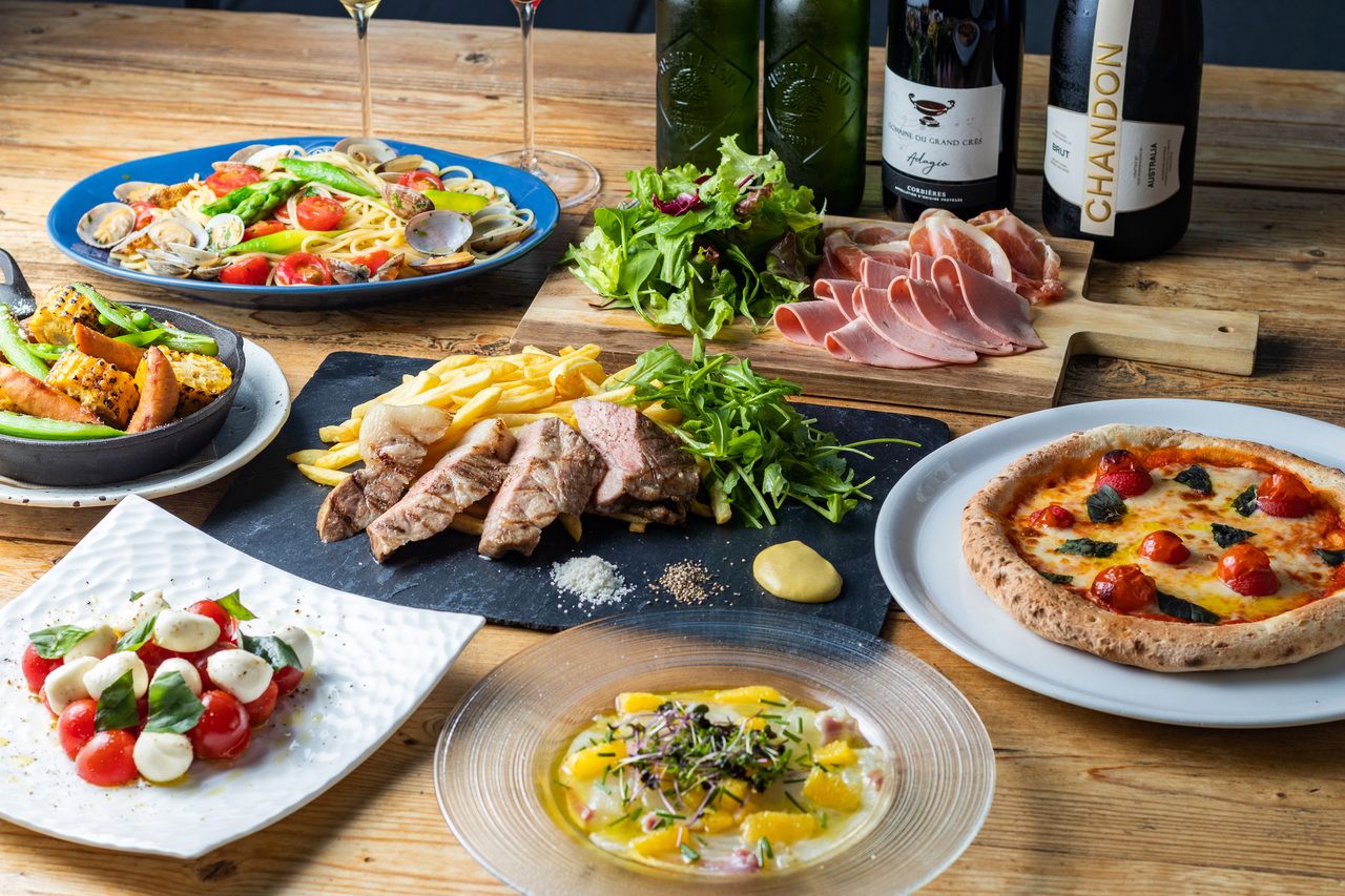 [2 hours all-you-can-drink included] A classic casual plan using seasonal ingredients