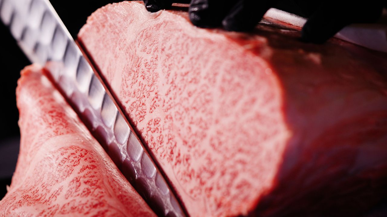 【花ほのおコース】黒毛和牛の最高峰「シャトーブリアン」をはじめ、名物「炎舞焼」や「和牛のにぎり」など人気メニューも取り揃え、厳選した和牛の様々な部位を心ゆくまで味わえる贅沢プラン。