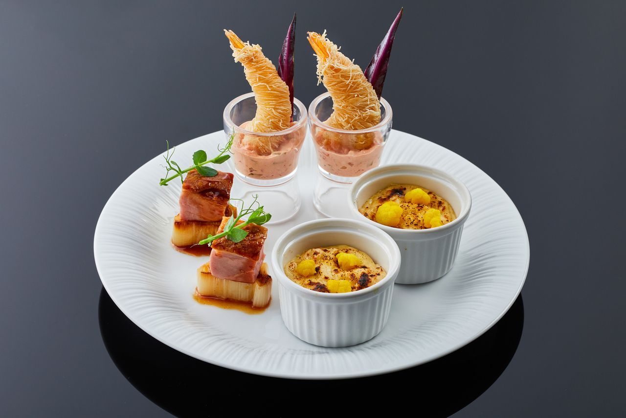 [Evening Afternoon Tea] Duck confit and seafood stand + 3 hours of all-you-can-drink (12/1~1/31)