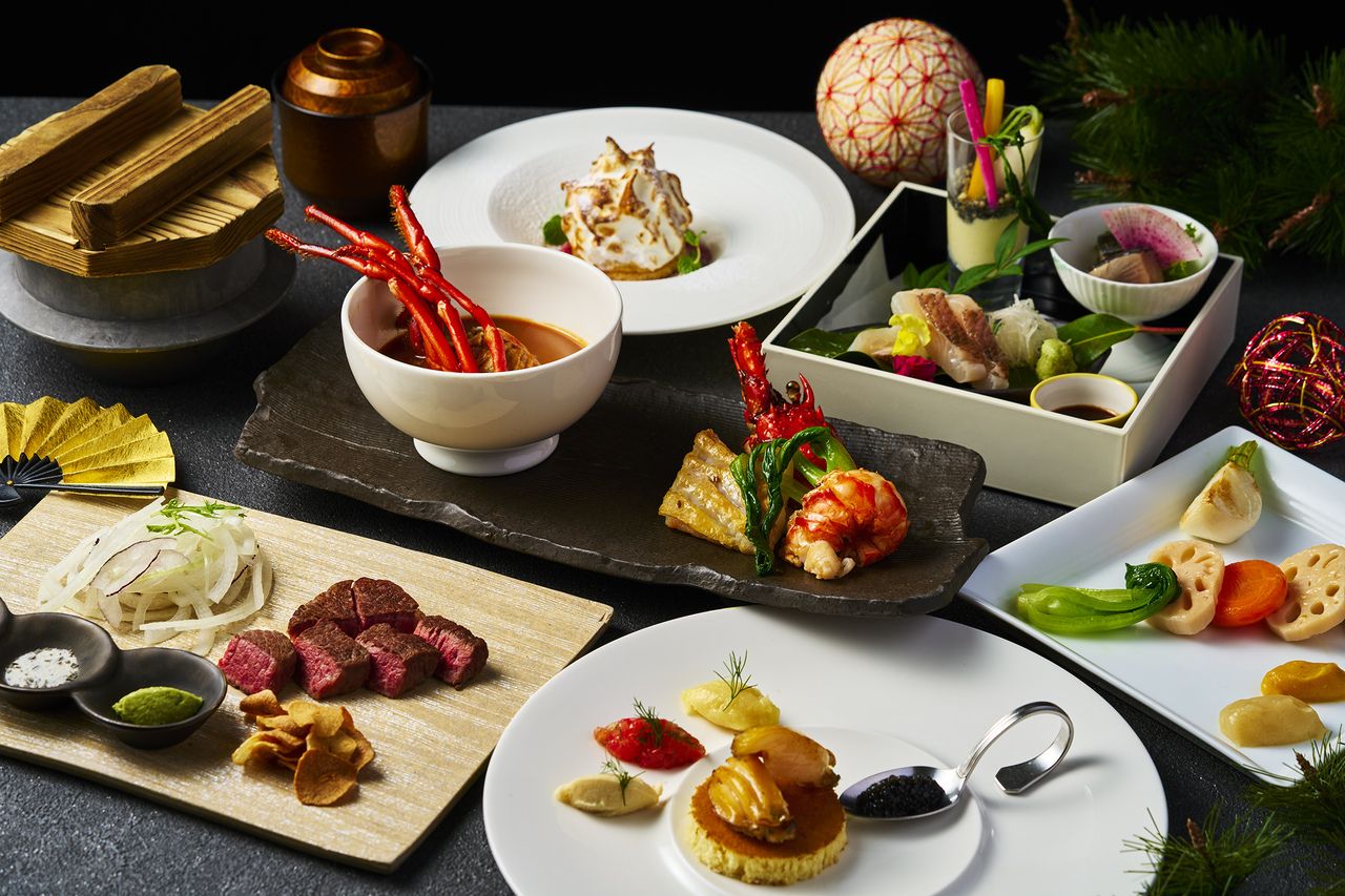 お正月ディナーコース￥25,000 12/31〜1/4