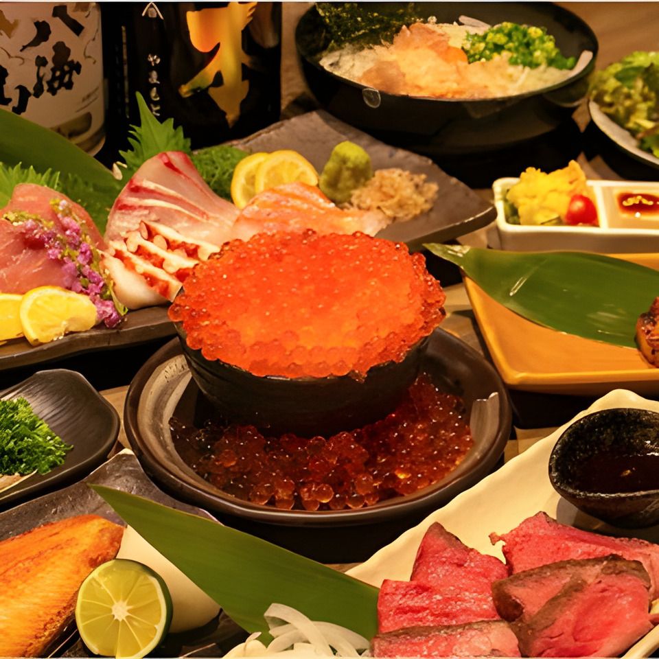 【飲み放題付】名物船上めし入りの豪華特選【船上めしコース】お料理全９品