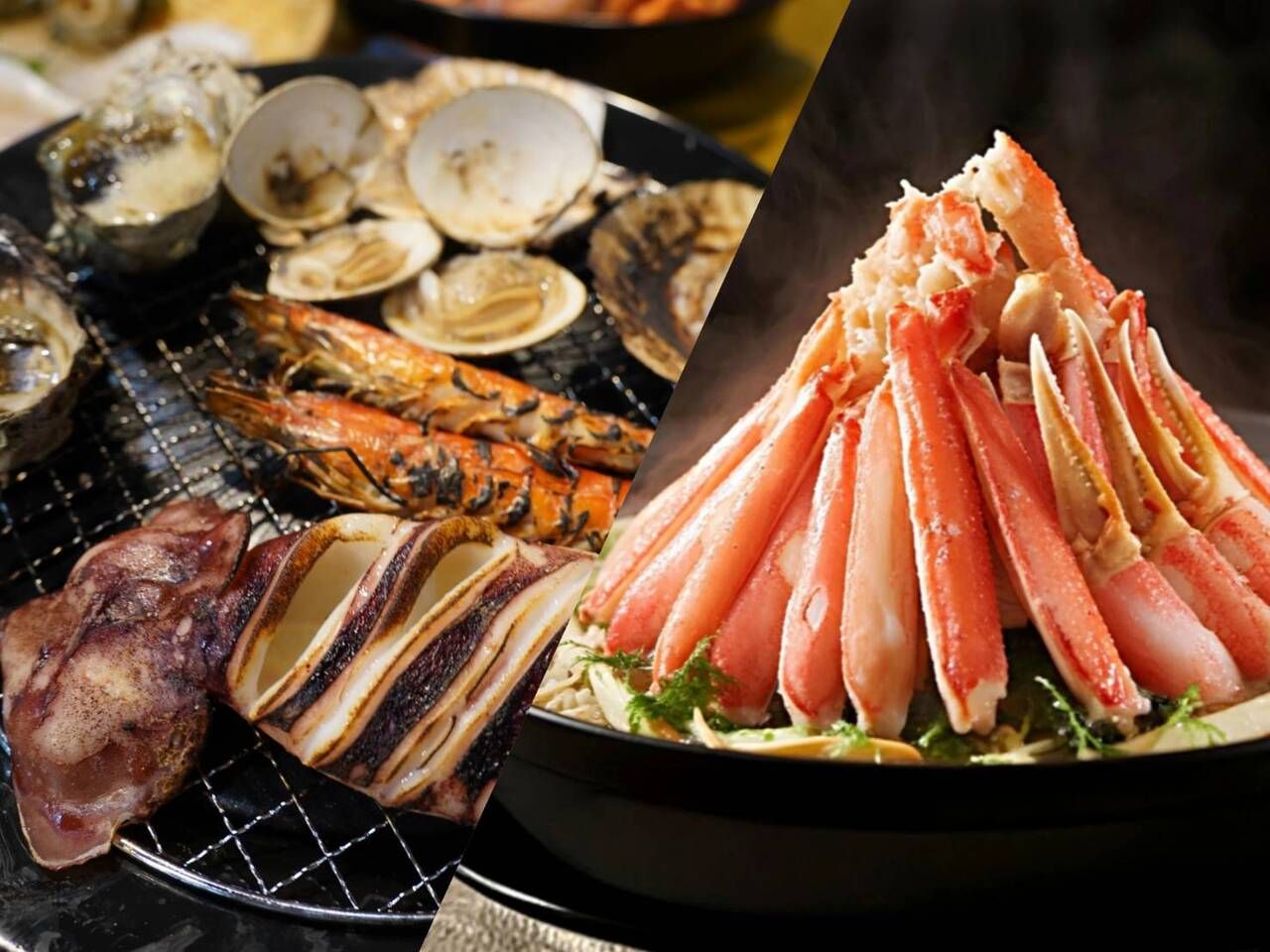 니세코 게 전골 ー요테이산 × 엄선된 해산물 바비큐〈No Shuttle Service〉