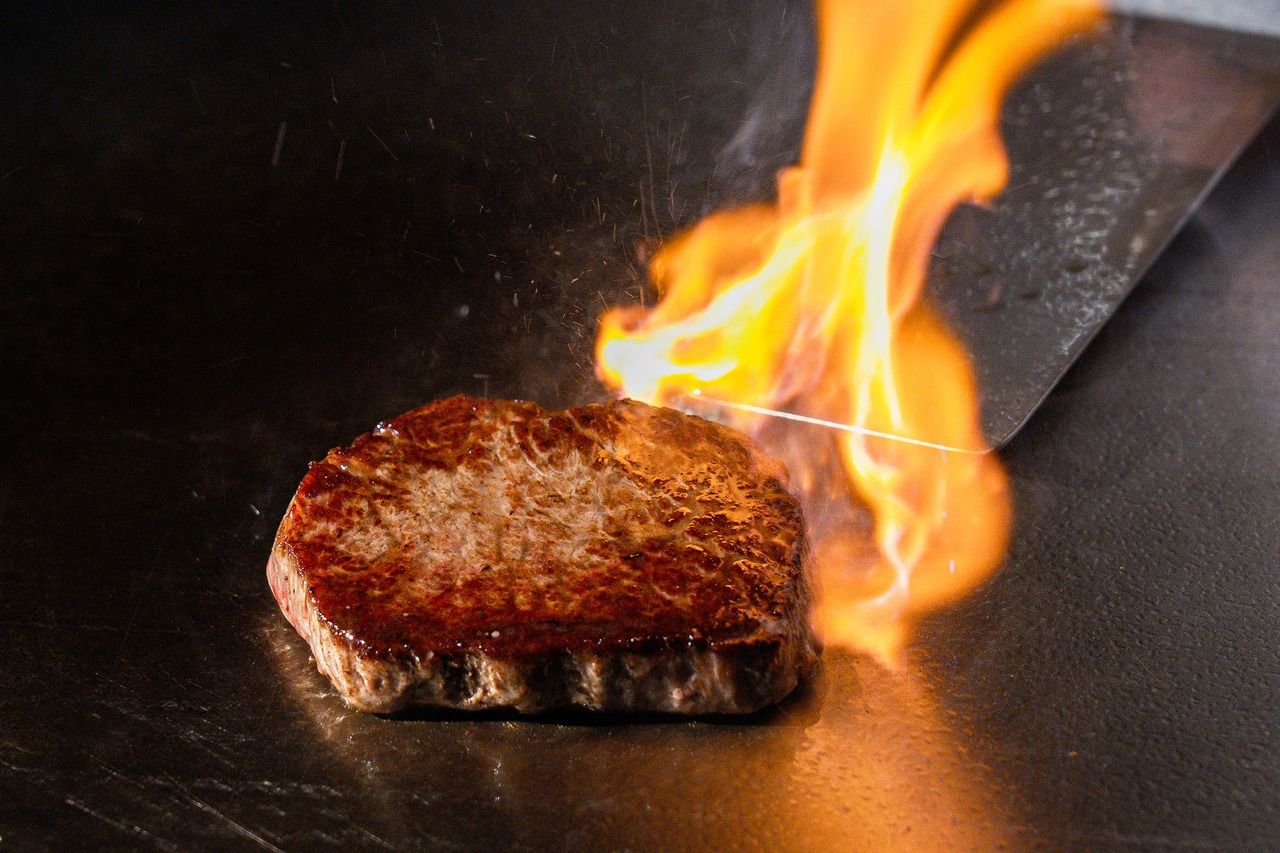 Steak Lunch (80g fillet of local Kuroge Wagyu beef)