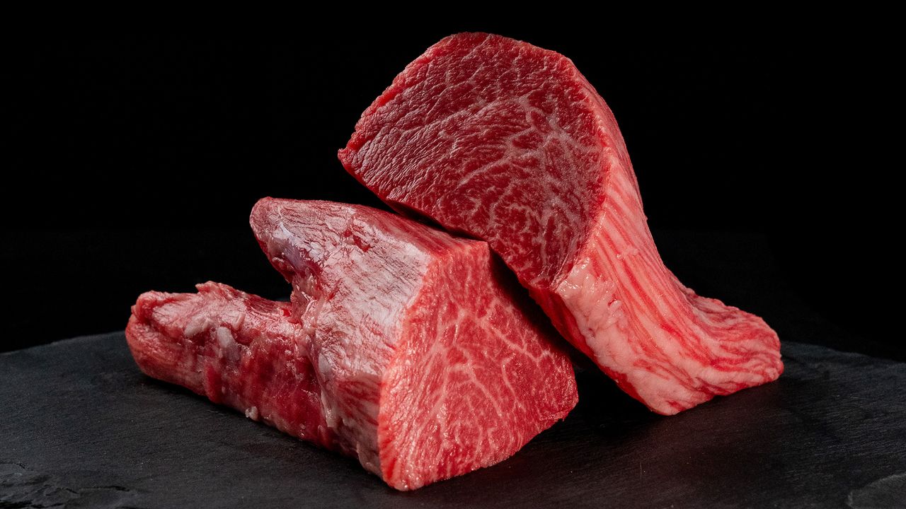 Filets de bœuf noir japonais de qualité supérieure, lot de 200 g