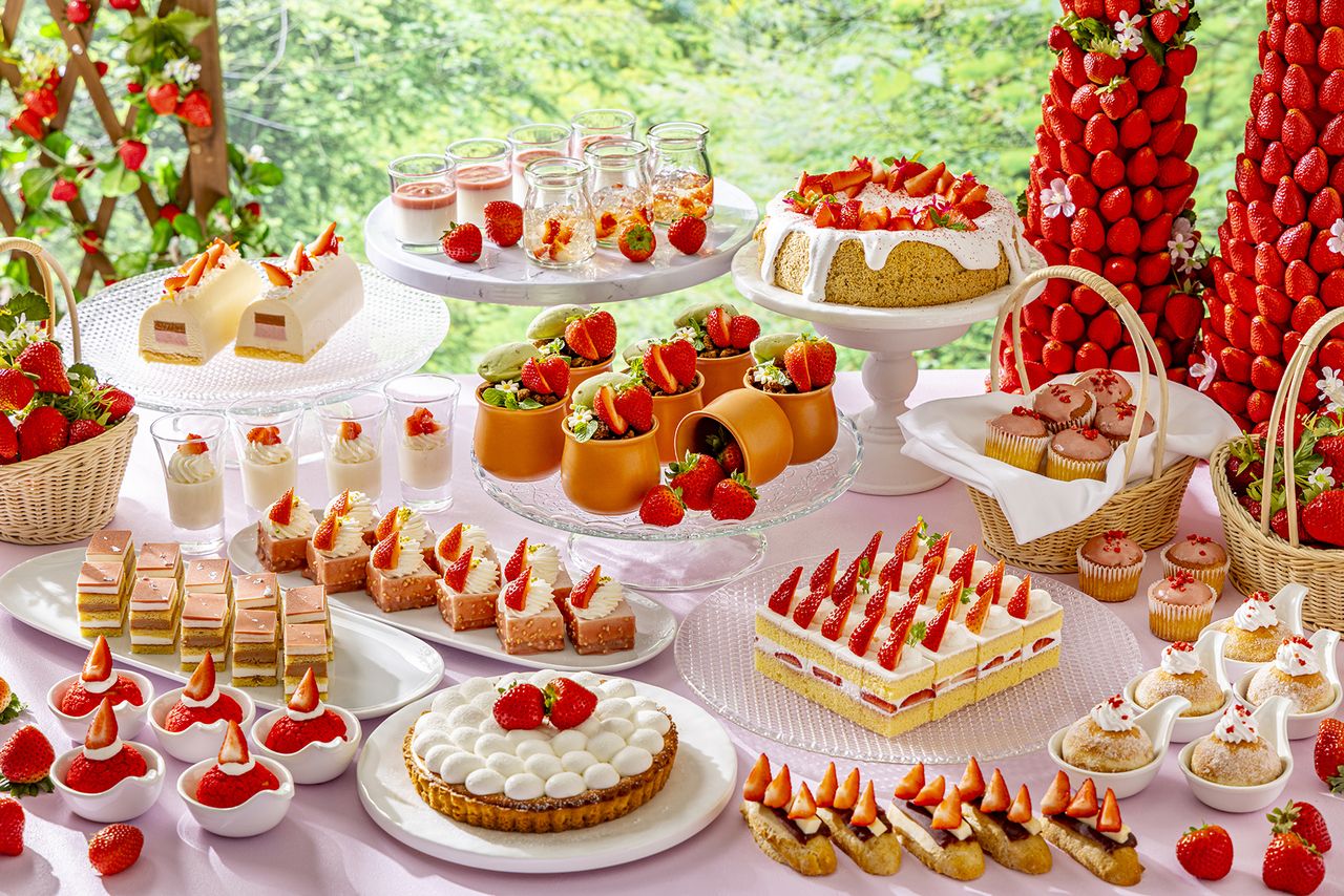 Strawberry Sweets Buffet