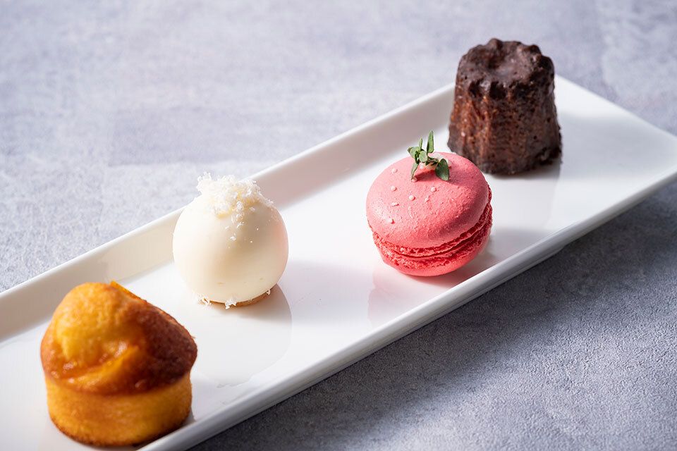 Assorted Petits Fours and Beverage Combo