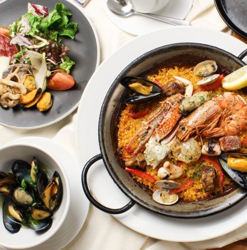 【公式HP限定ベストレートプラン】〈カジュアルランチ〉前菜やパエリャなどお好きなものを選べるお手軽コース（1月・2月平日限定）
