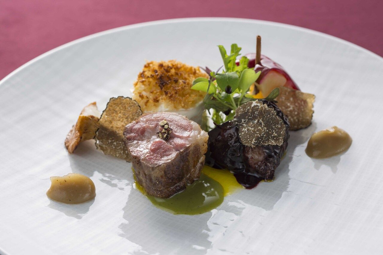 【平日限定×アンソレイエ】前菜・お魚＆お肉料理にメインデザートがついたコース