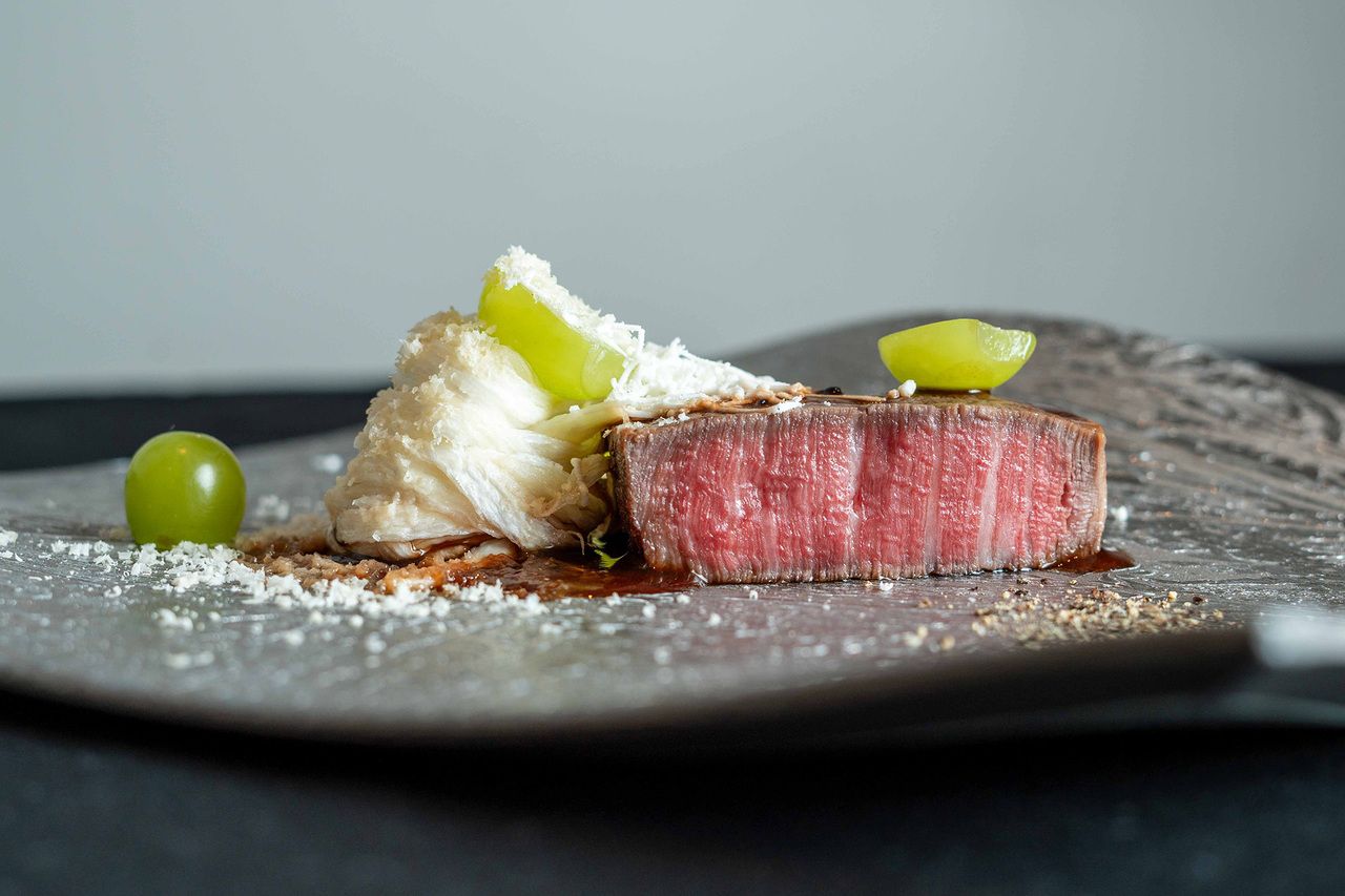 DINNER COURSE B ¥18,000 The main dish will be changed to Takachiho beef. (From April 1, 2026)