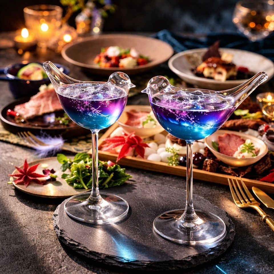 [Gourmet Dinner A] Includes a Bird Glass original cocktail for a toast | A gourmet dinner course for two to enjoy the flavors of spring