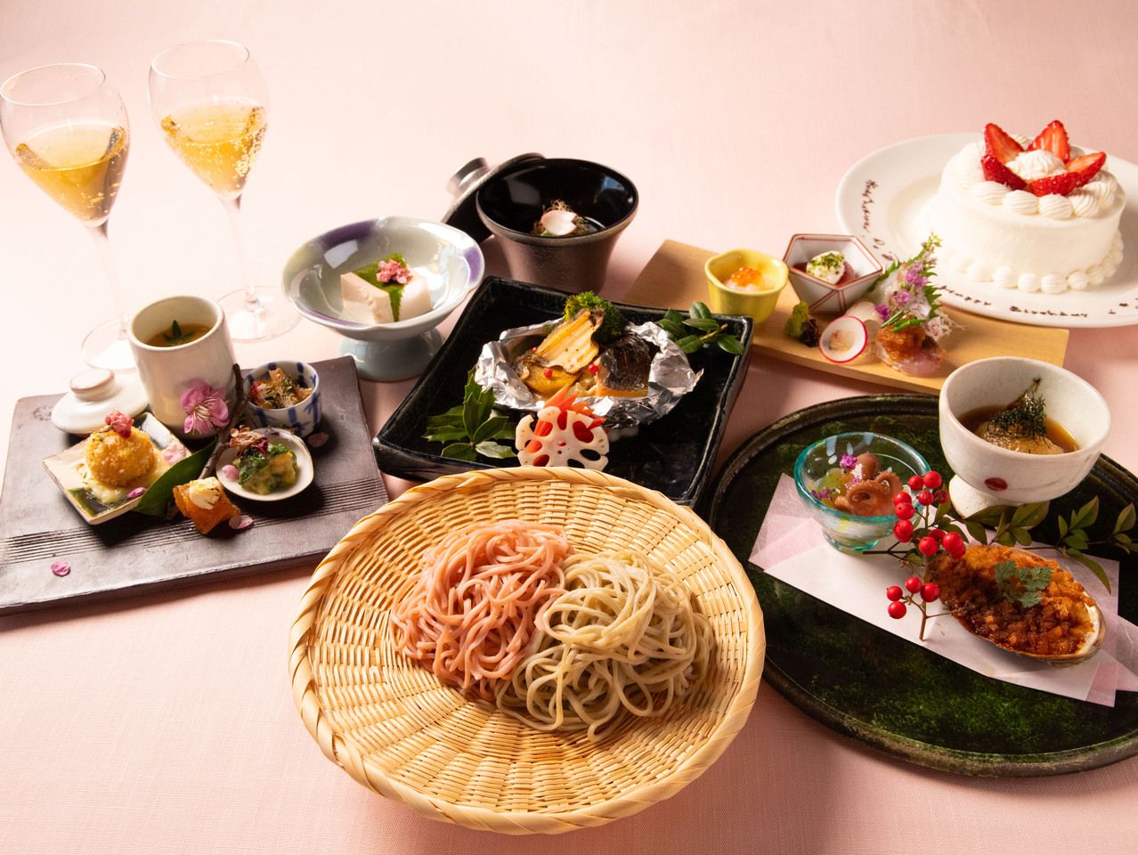 Celebration Kaiseki (with cake)