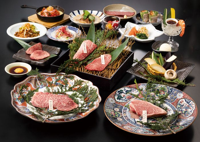 [Food only] [Wagyu beef small plate and yakiniku kaiseki course]